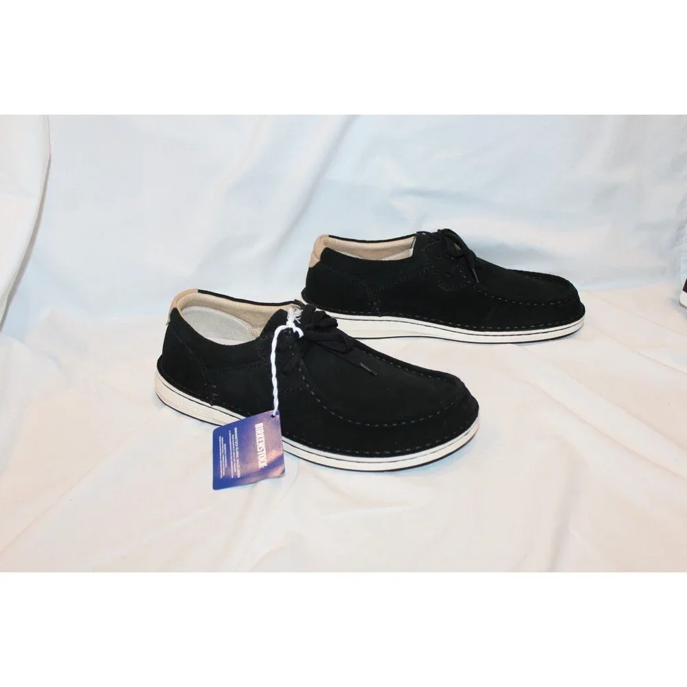 Birkenstock Men's Pasadena Suede Leather Loafers NEW Black EU 42 Regular $175